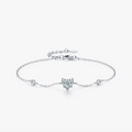 Sterling Silver Heart Bracelet for Women