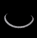 Luxury 925 Sterling Silver Zircon Necklace for Women