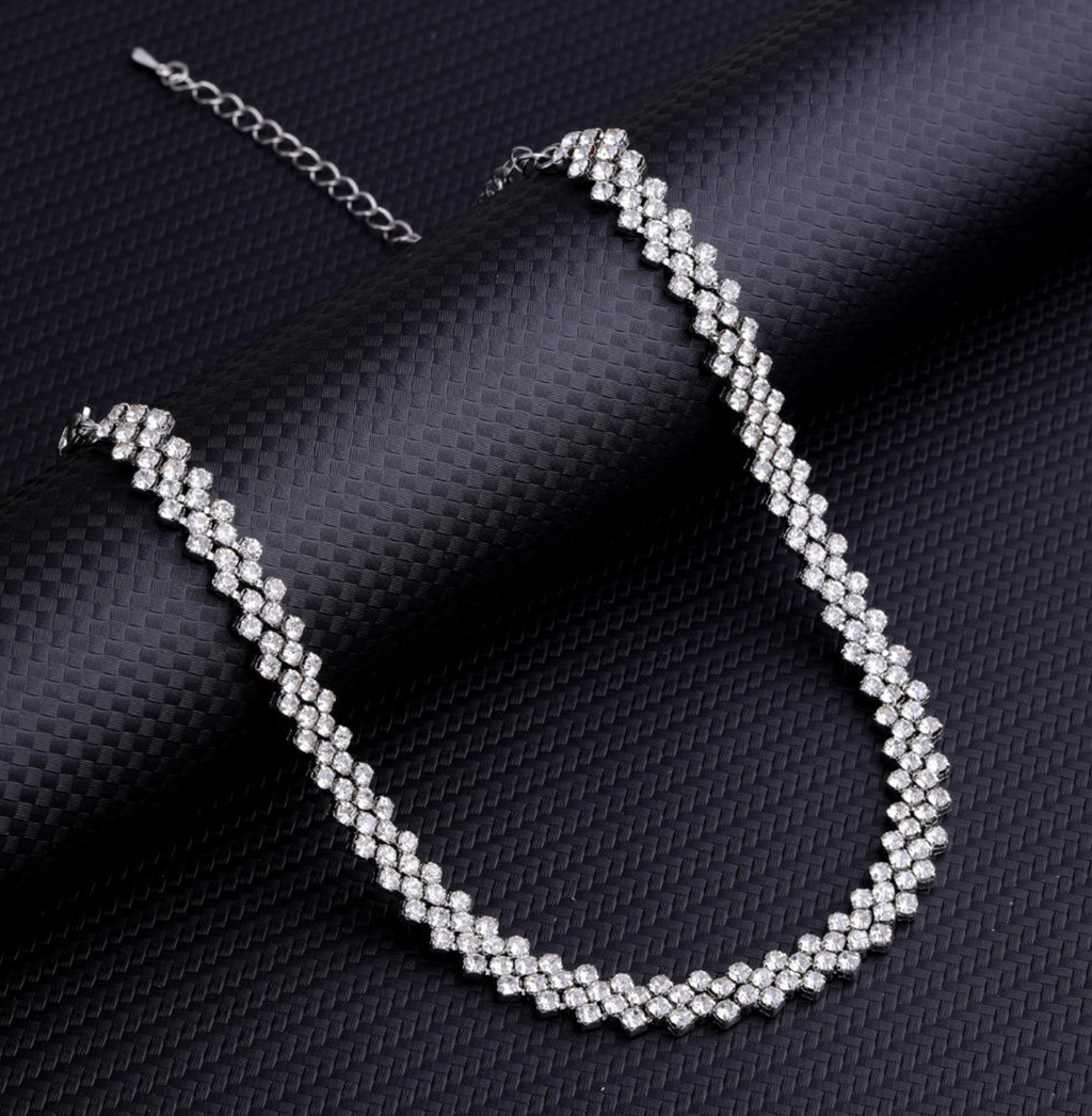 Luxury 925 Sterling Silver Zircon Necklace for Women