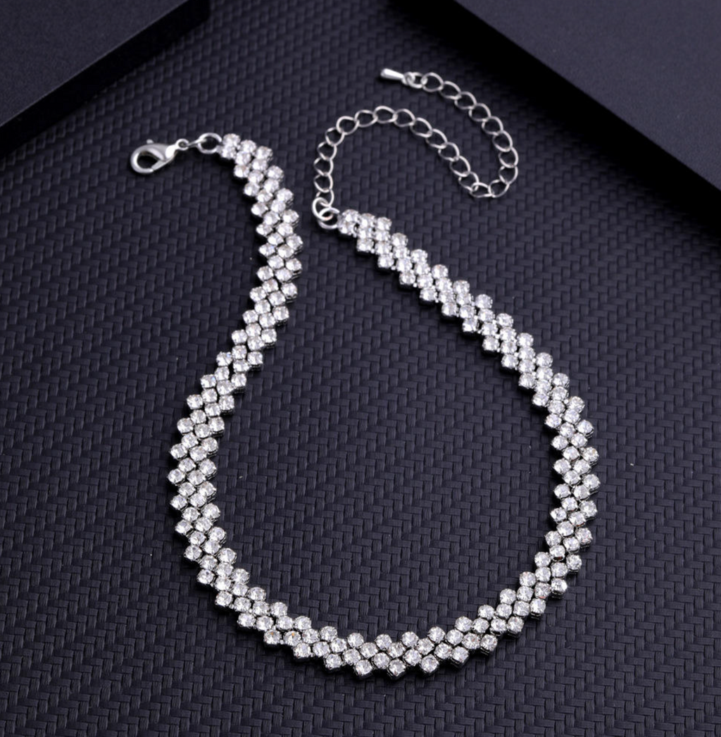 Luxury 925 Sterling Silver Zircon Necklace for Women