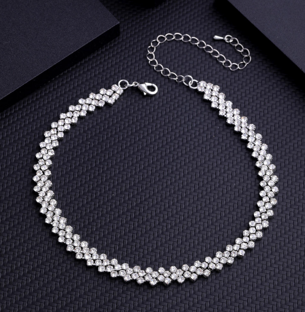 Luxury 925 Sterling Silver Zircon Necklace for Women